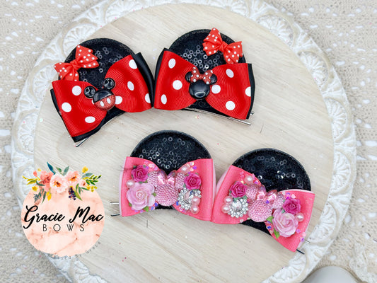 Custom Minnie Ear Clips