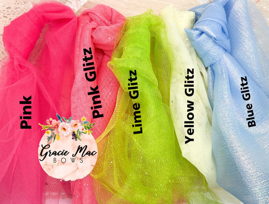 Large Sheer Bow on a headband -preorder-Multiple Colors Available