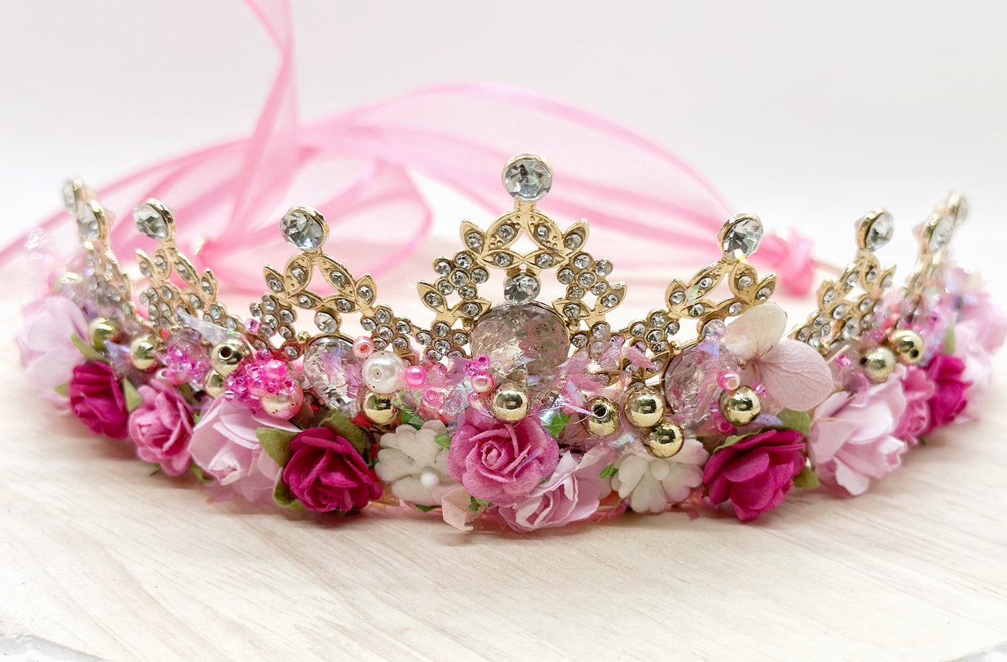 Gold Full Size Tiara Semi Custom Tiara