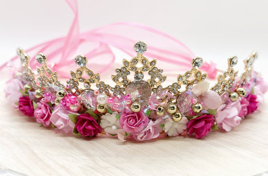 Gold Full Size Tiara Semi Custom Tiara