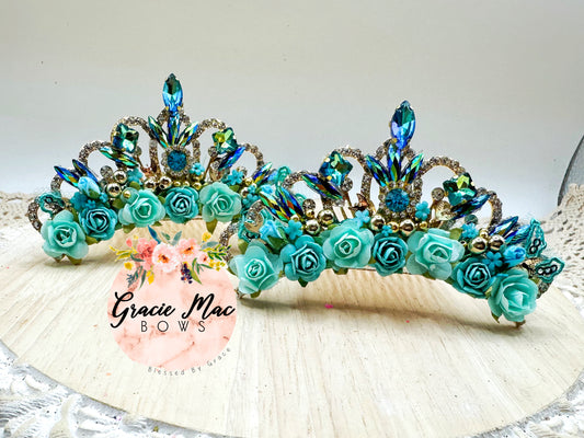 Small Crown with Comb Semi Custom