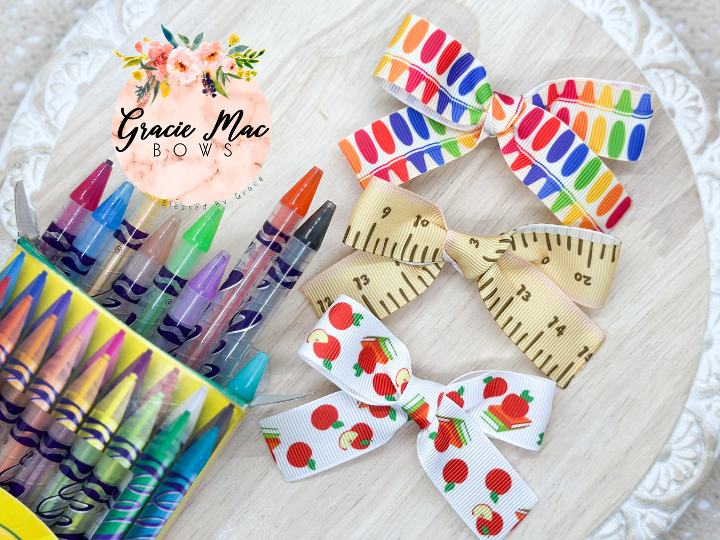 Trio of Back to School Bows